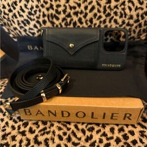 Bandolier Black iPhone 16 Pro Max Case with Strap